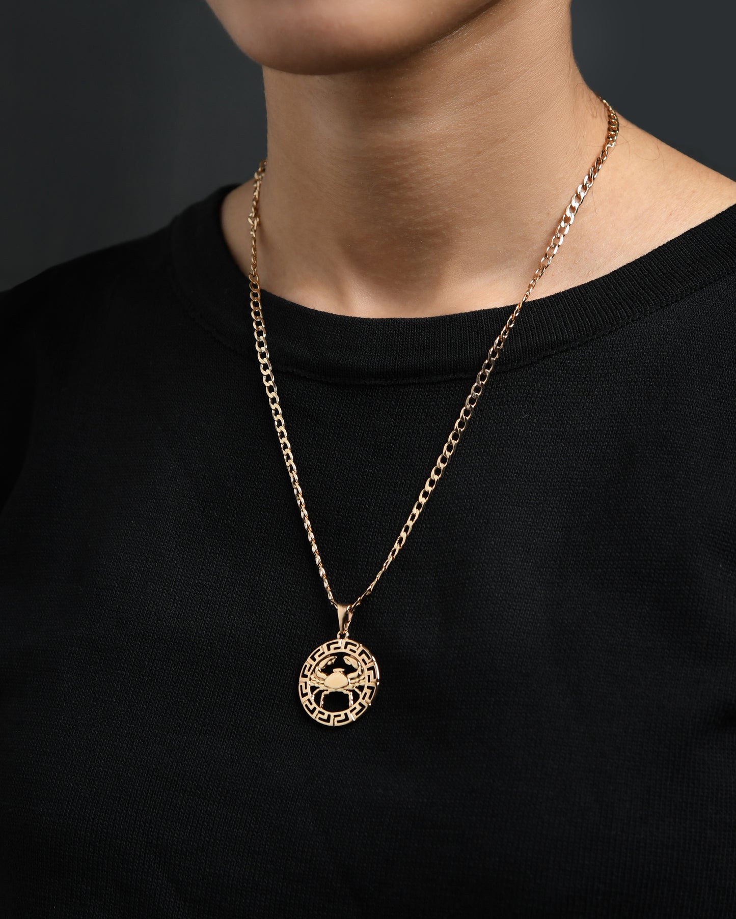 Cancer Zodiac Pendant | Symbol of Care & Intuition