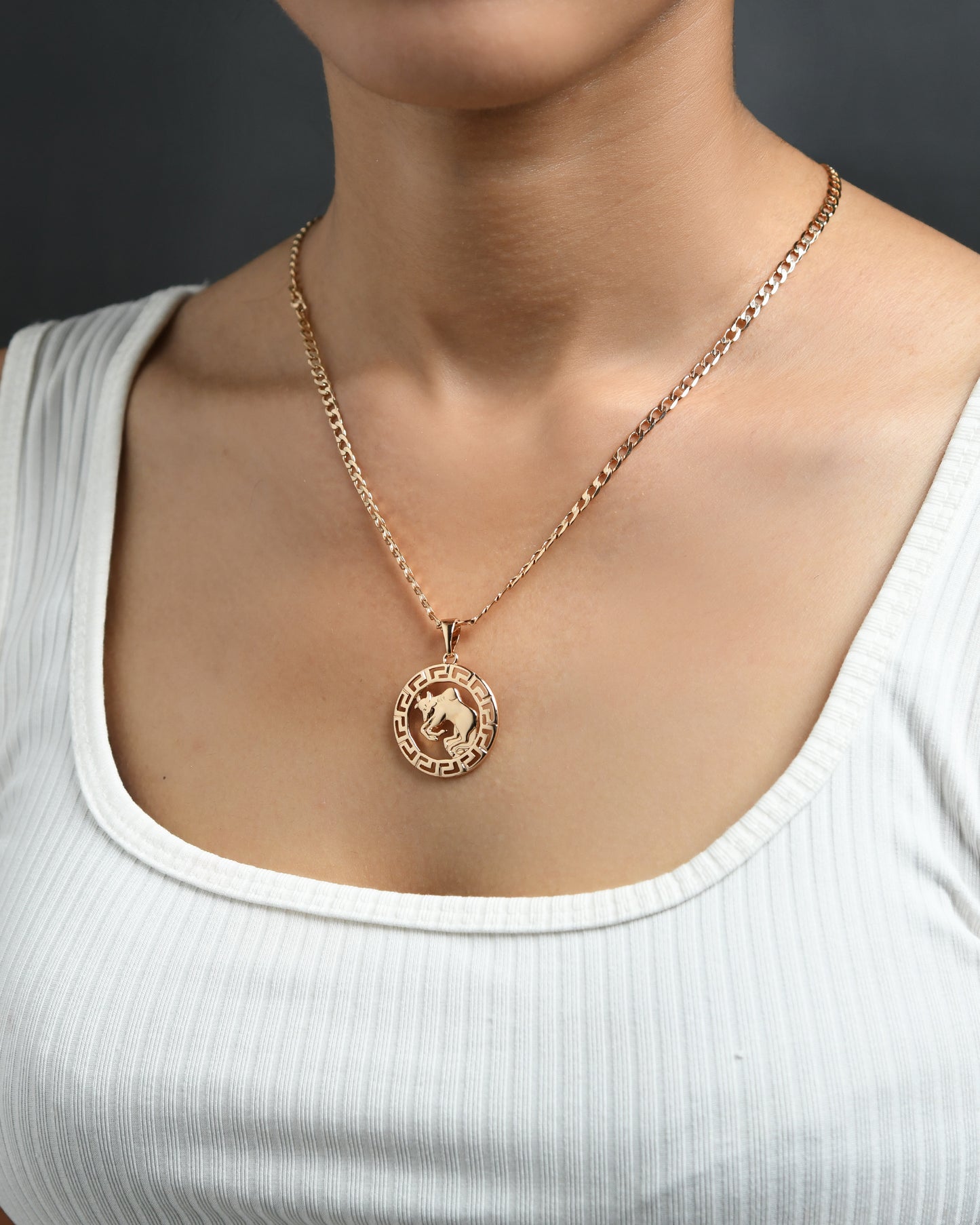 Taurus Zodiac Pendant | Symbol of Stability & Prosperity