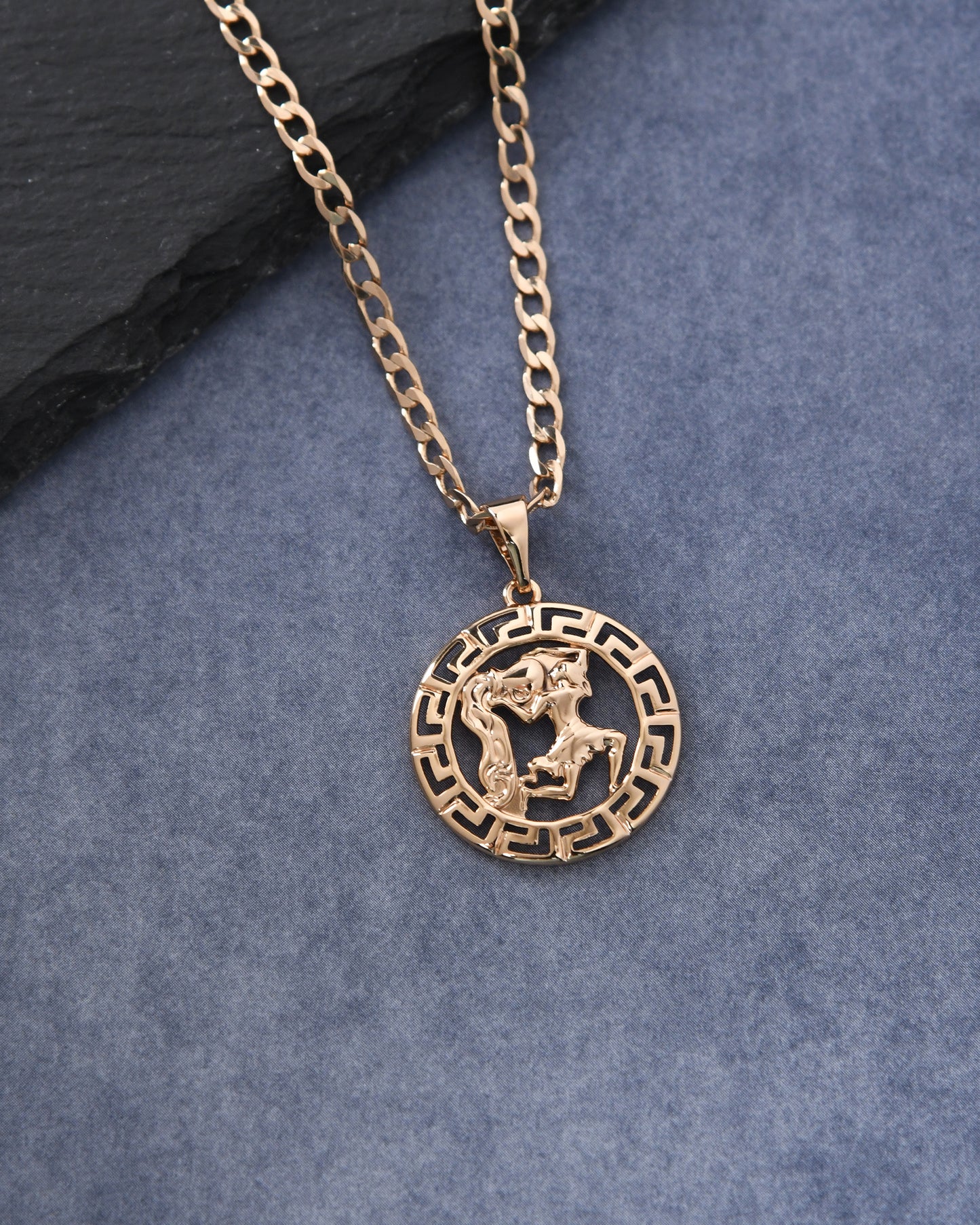 Aquarius Zodiac Pendant | Symbol of Innovation & Vision