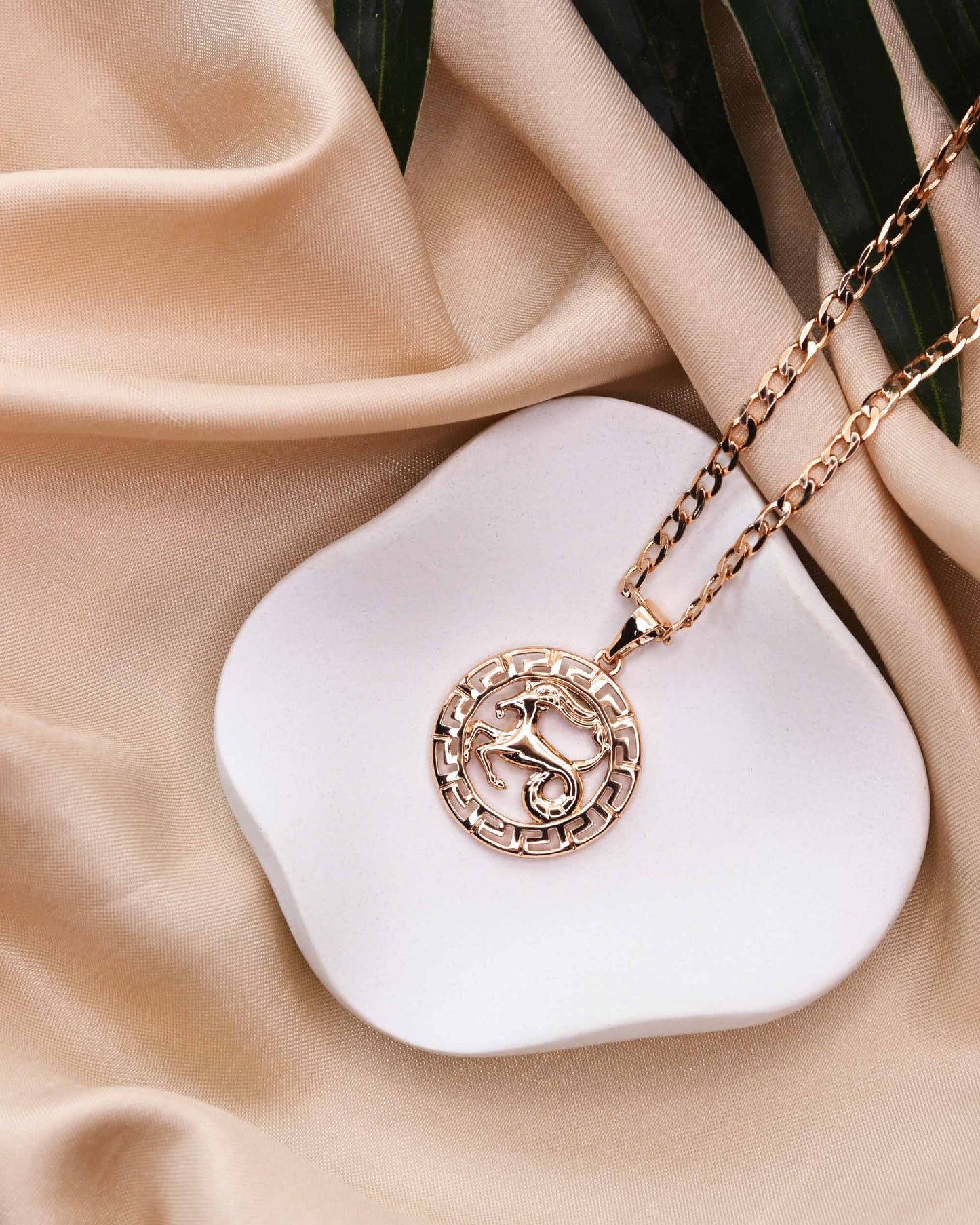 Capricorn Zodiac Pendant | Symbol of Discipline & Achievement