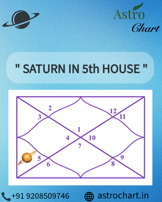 SATURN IN THE 5TH HOUSE