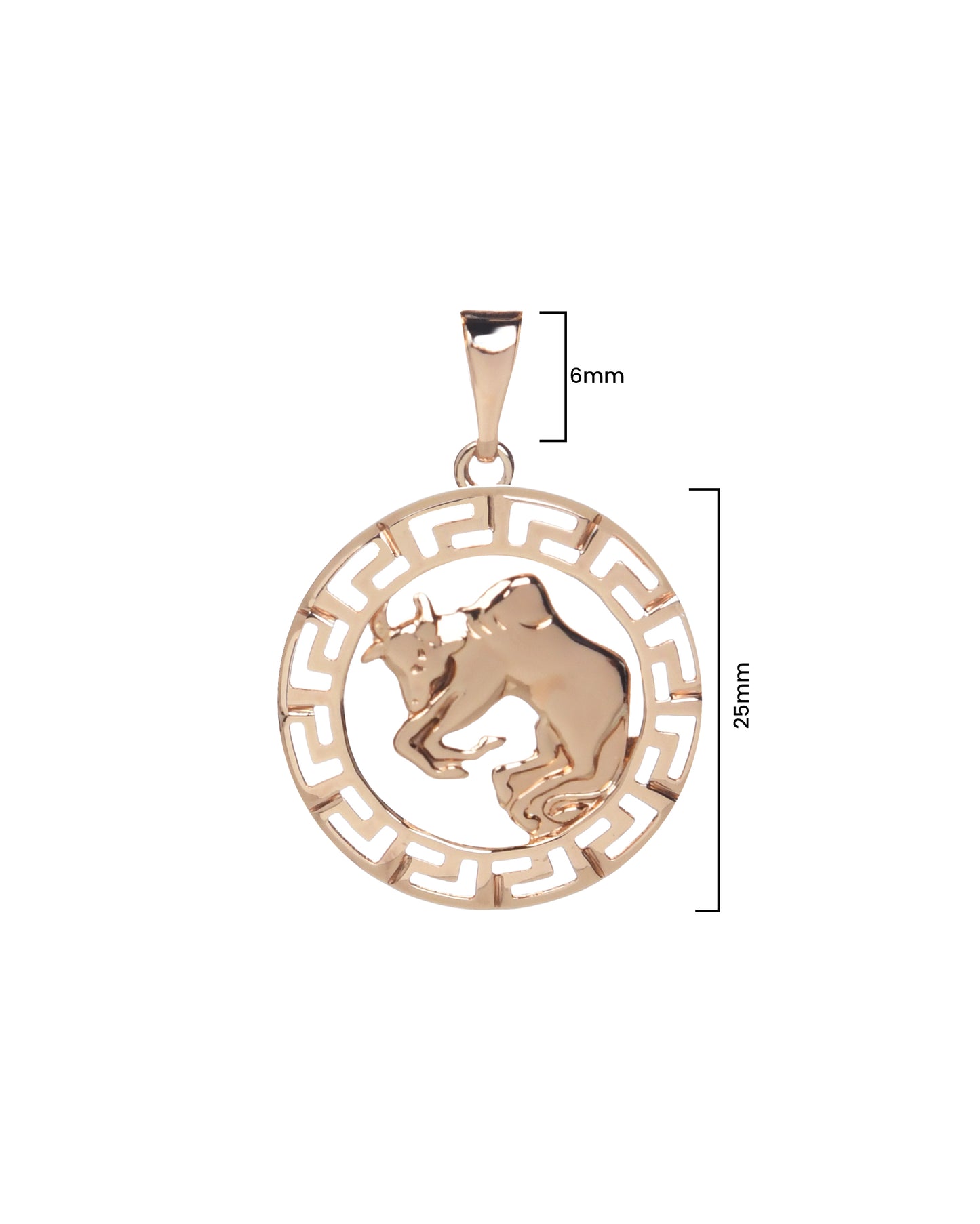 Taurus Zodiac Pendant | Symbol of Stability & Prosperity