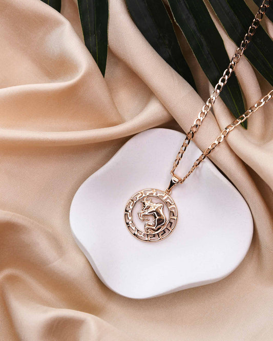 Taurus Zodiac Pendant | Symbol of Stability & Prosperity