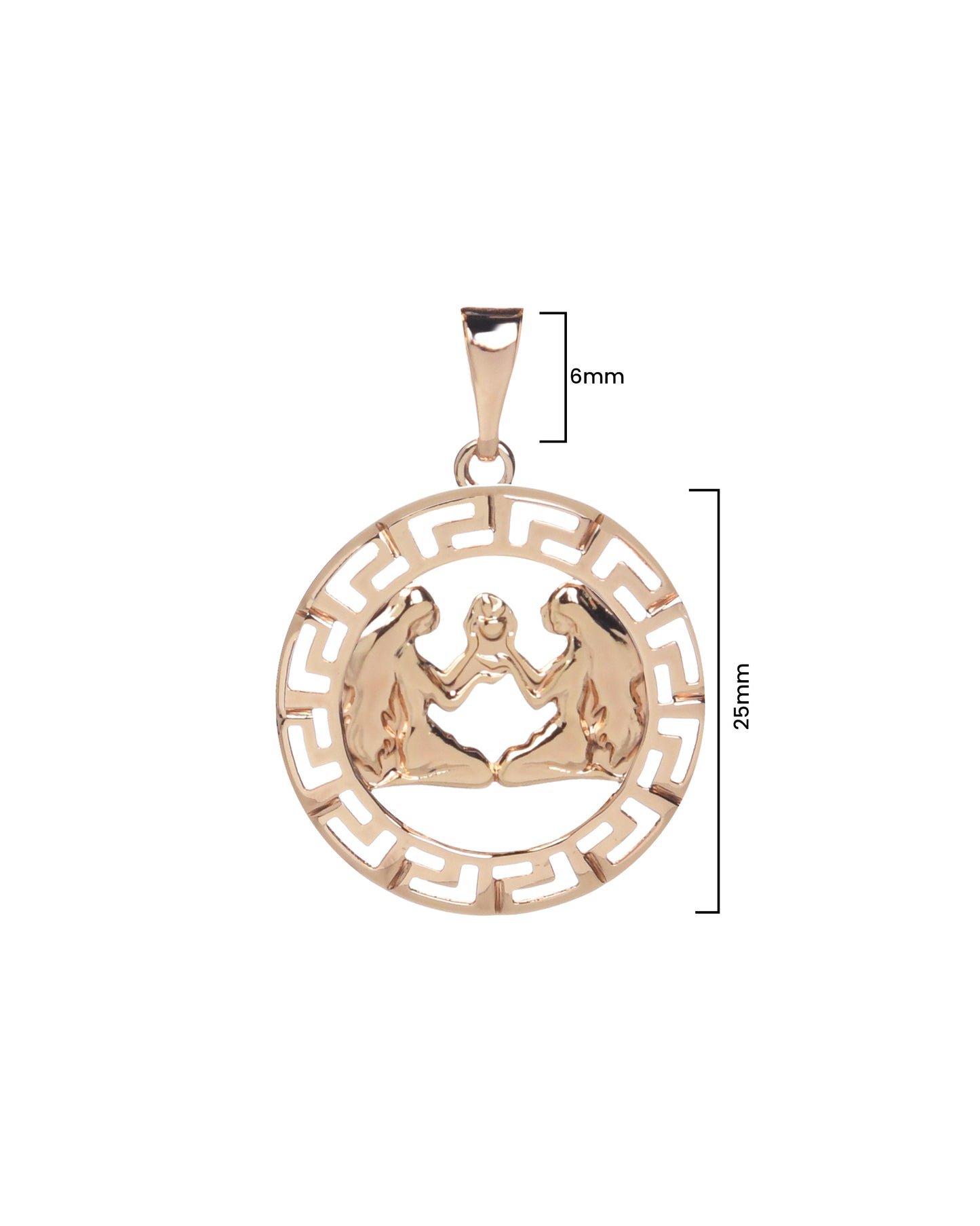 Gemini Zodiac Pendant | Symbol of Intelligence & Communication