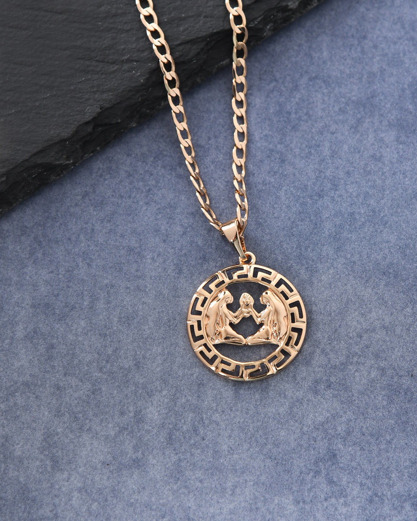 Gemini Zodiac Pendant | Symbol of Intelligence & Communication