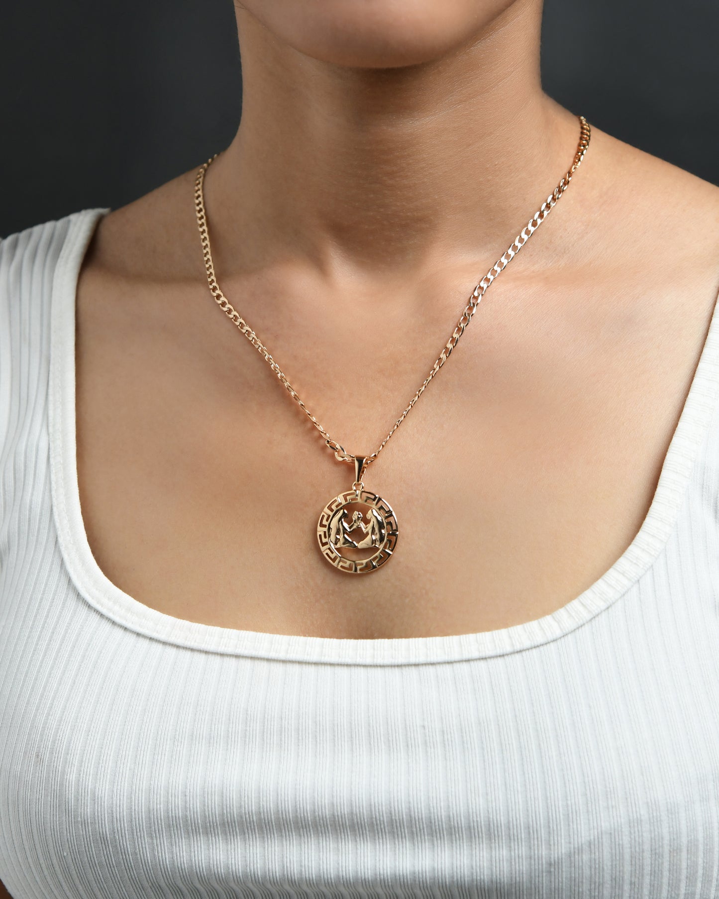 Gemini Zodiac Pendant | Symbol of Intelligence & Communication