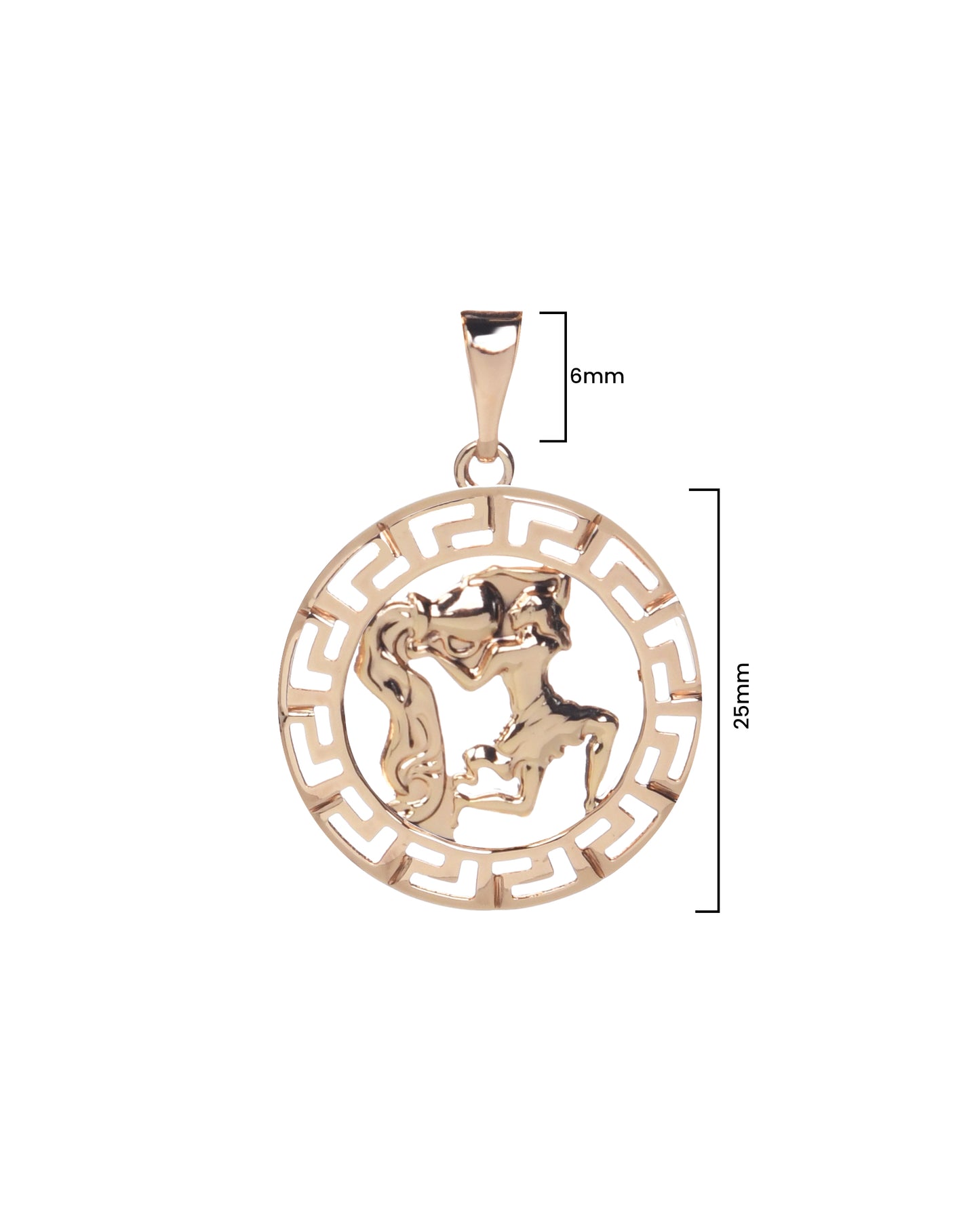 Aquarius Zodiac Pendant | Symbol of Innovation & Vision