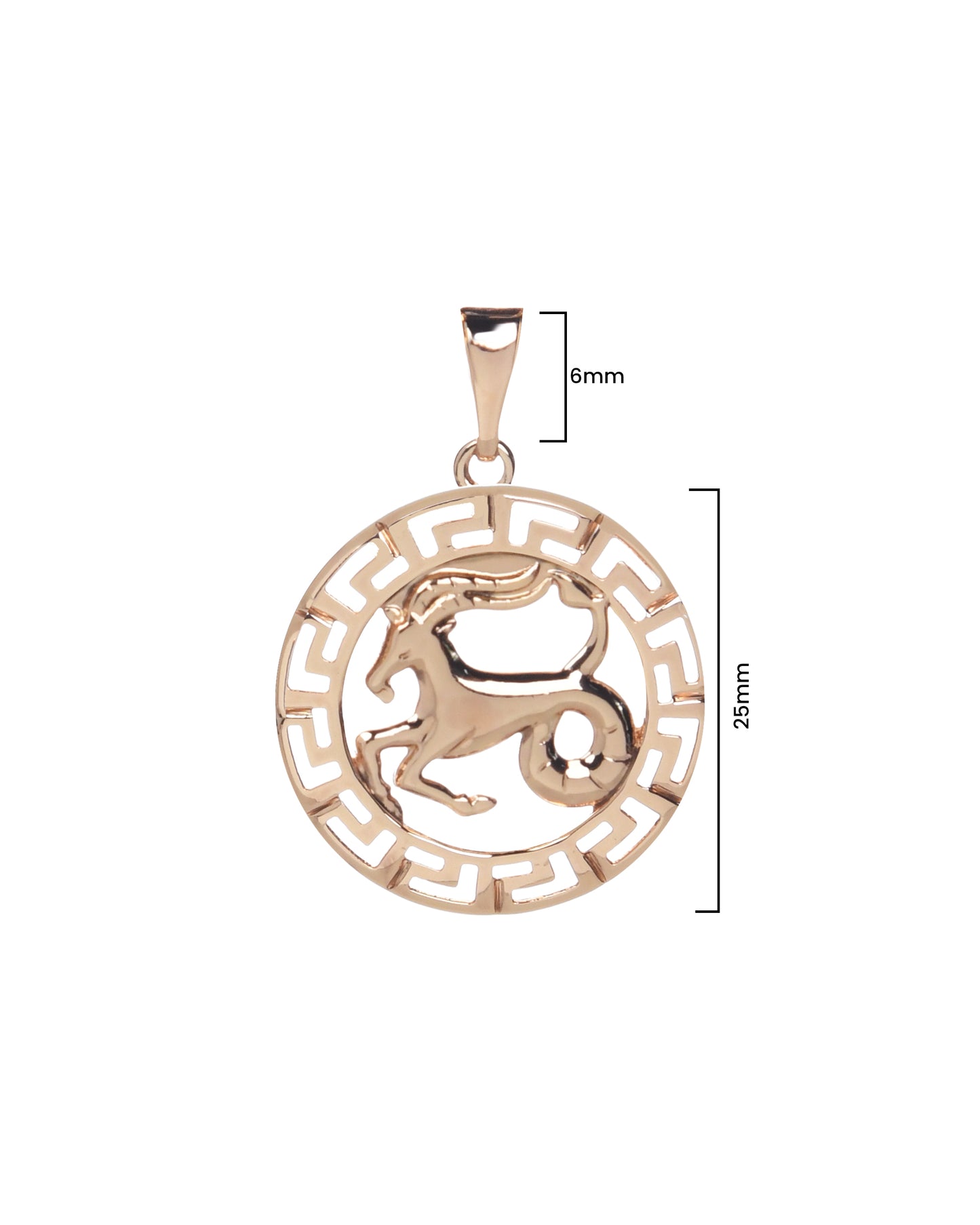 Capricorn Zodiac Pendant | Symbol of Discipline & Achievement
