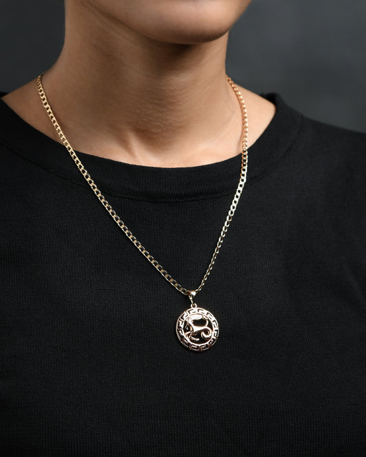 Capricorn Zodiac Pendant | Symbol of Discipline & Achievement
