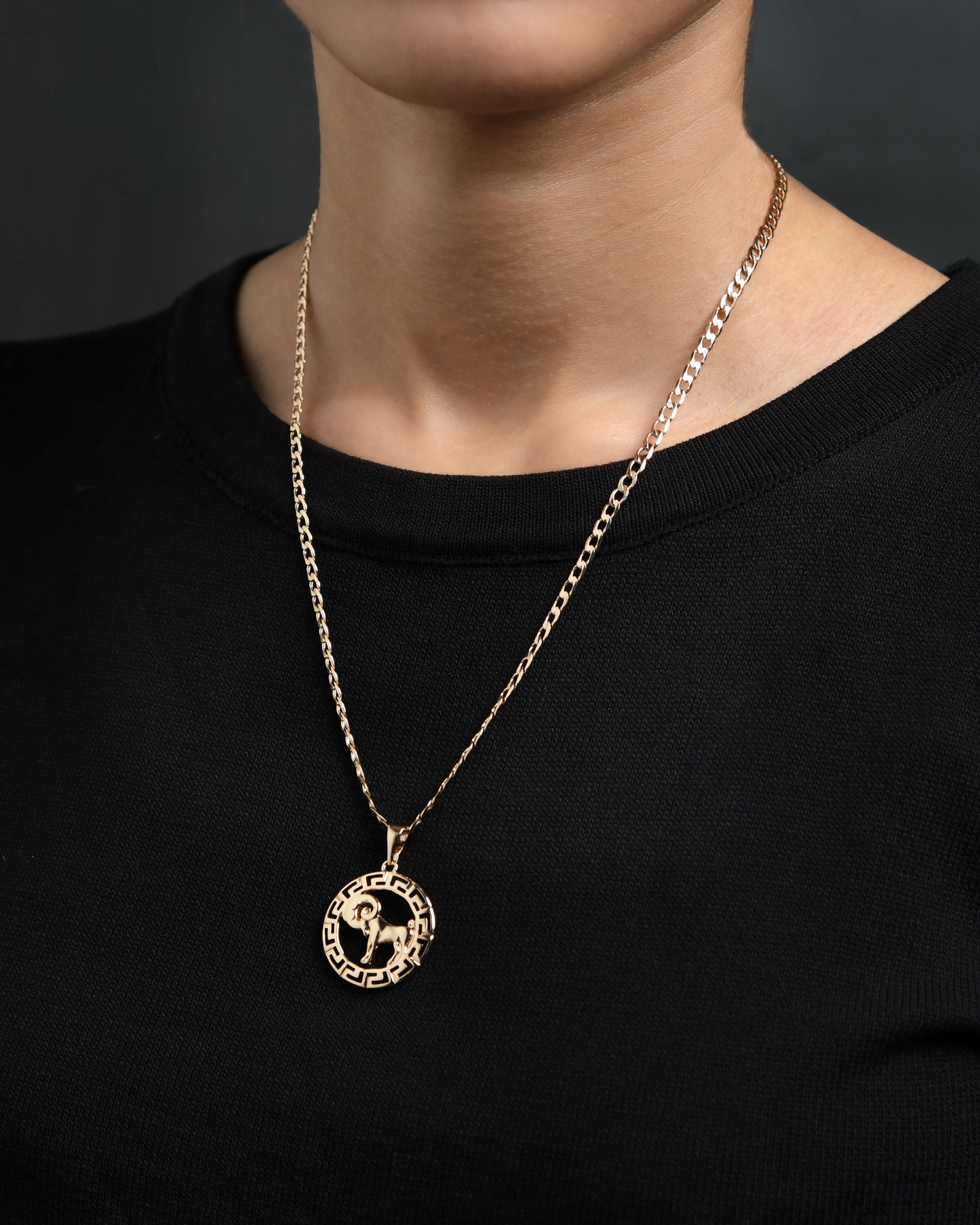 Aries Zodiac Pendant | Symbol of Courage & Leadership