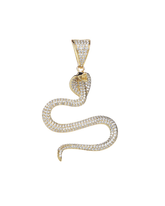 Rahu Snake Pendant – Astrology Planet Enabling Pendant (Gold Finish)