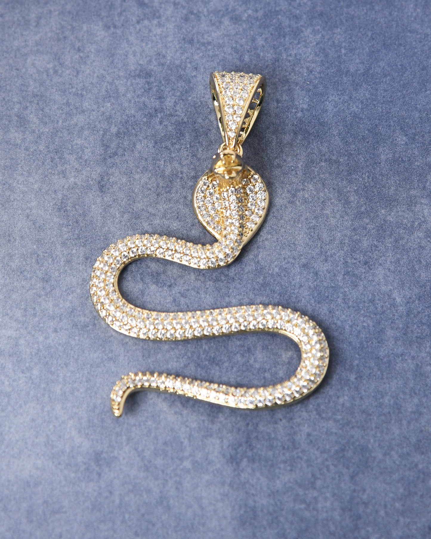 Rahu Snake Pendant – Astrology Planet Enabling Pendant (Gold Finish)