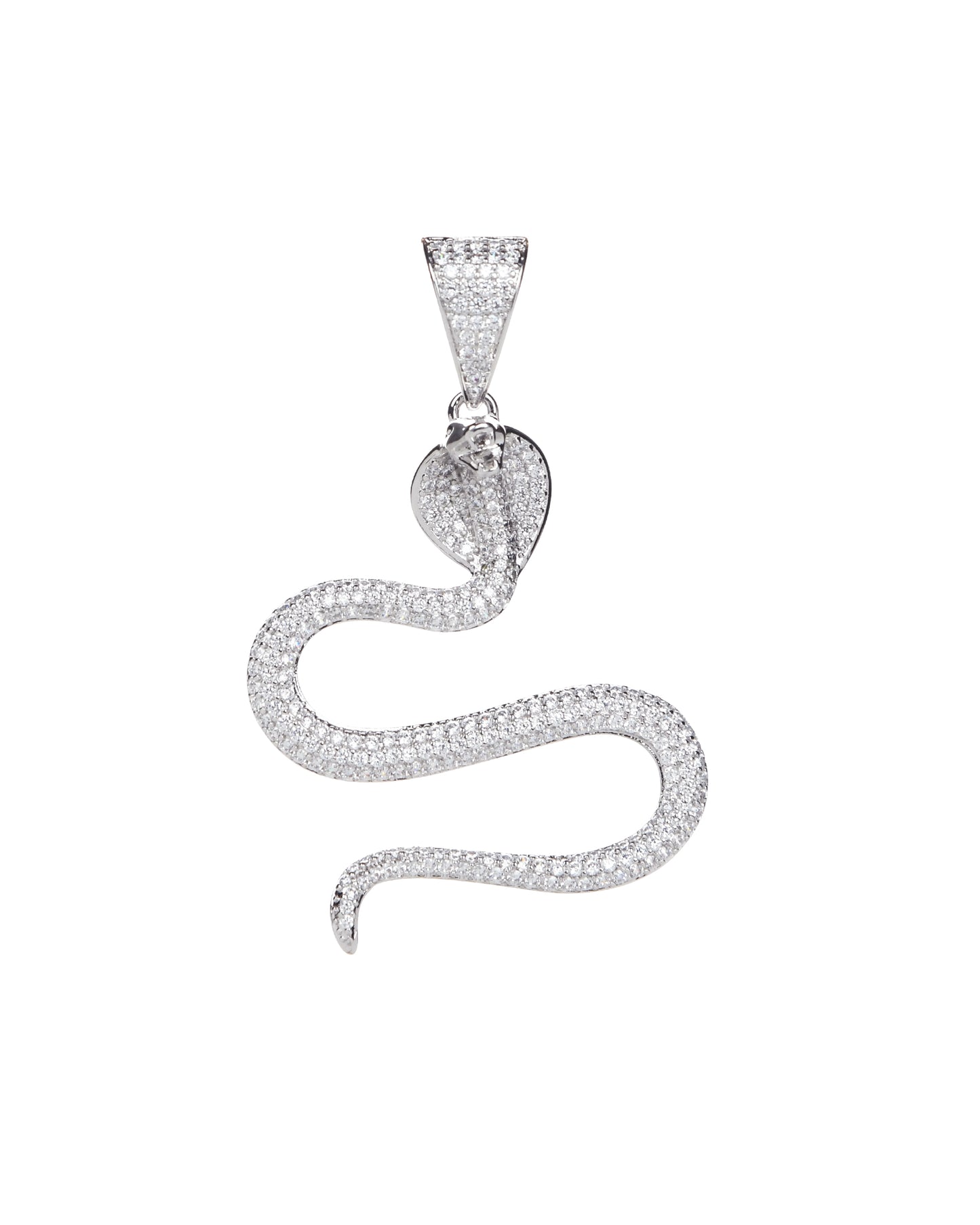 Rahu Snake Pendant – Astrology Planet Enabling Pendant (Silver Finish)