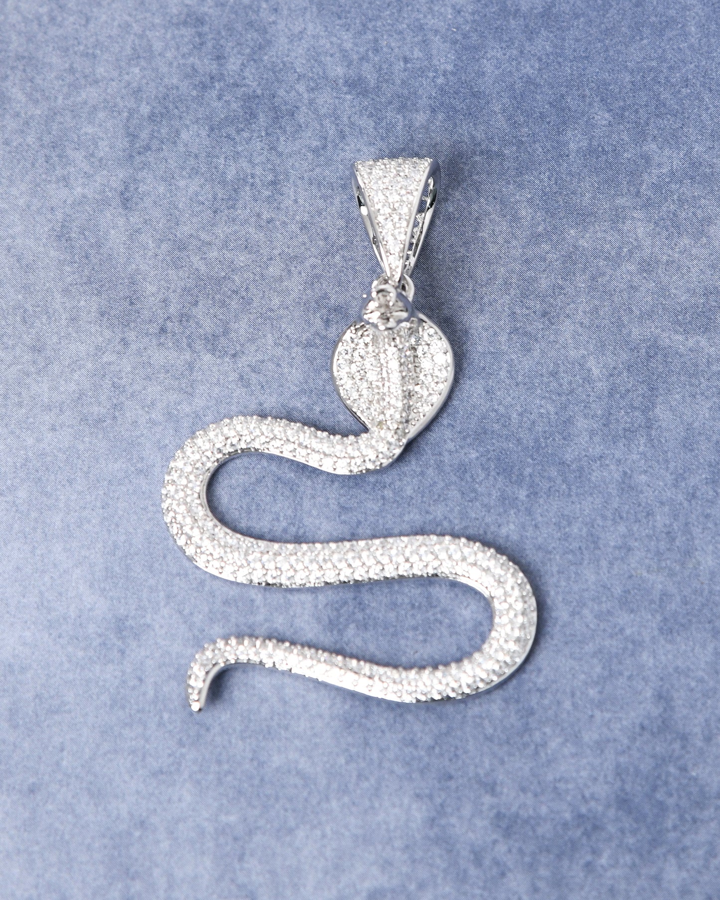 Rahu Snake Pendant – Astrology Planet Enabling Pendant (Silver Finish)
